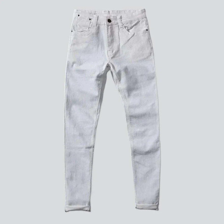 Slim color jeans for men