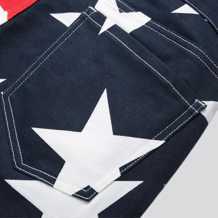 Fashionable stretchable banded jeans for men