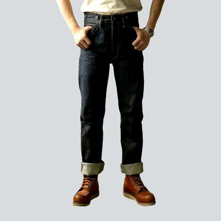 Raw heavyweight men's selvedge jeans | Jeans4you.shop