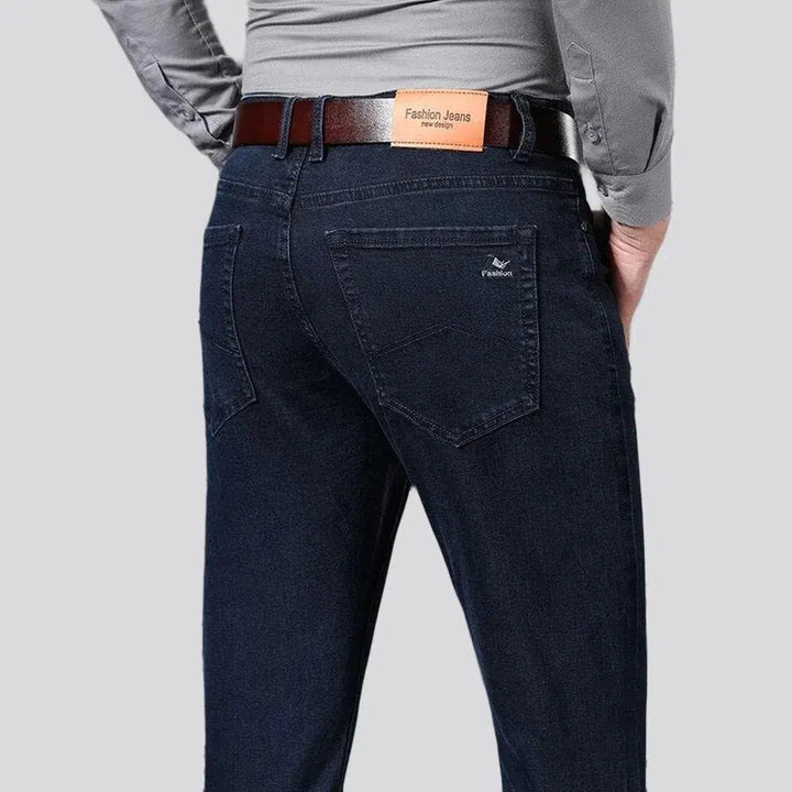 Straight thick jeans
 for men