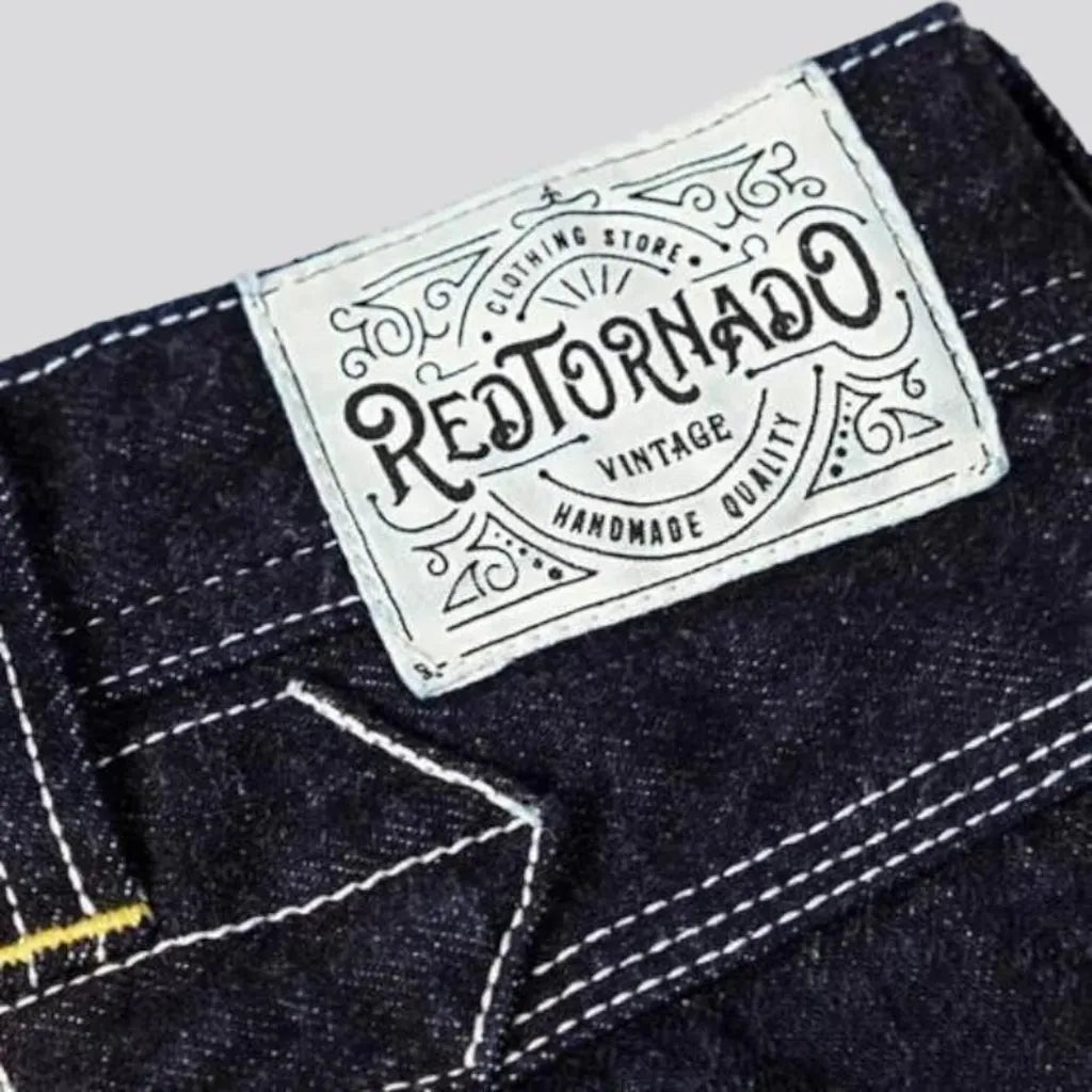 High-waist men's duty jeans