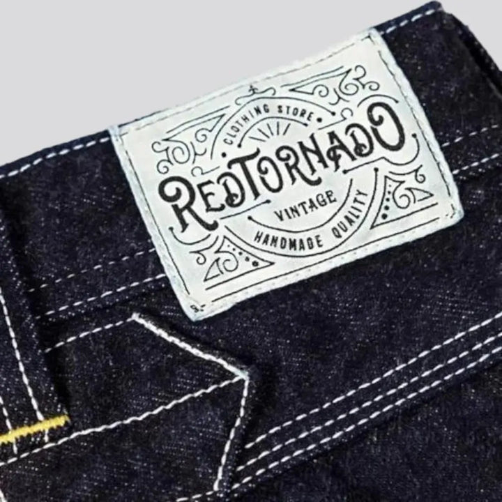 High-waist men's duty jeans