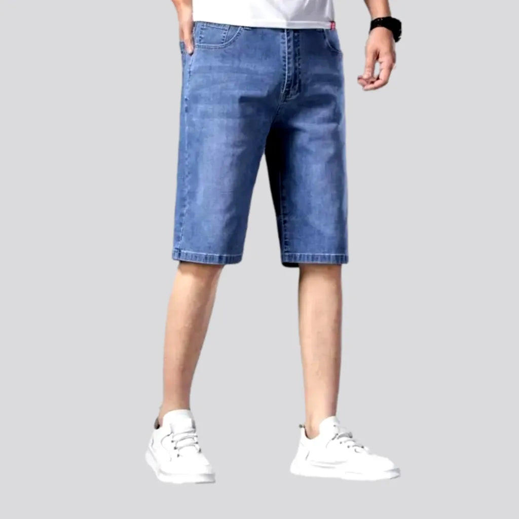 Sanded ultra-thin denim shorts | Jeans4you.shop