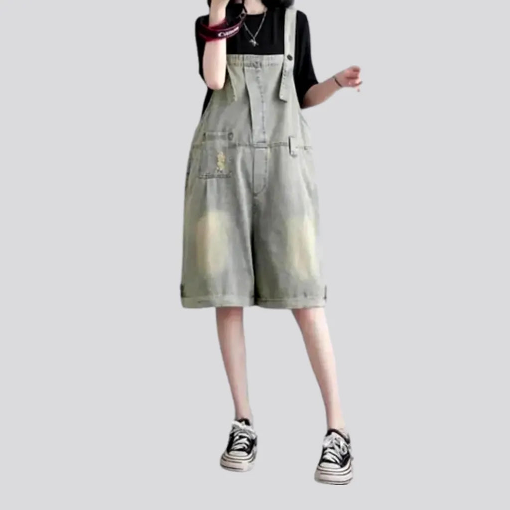 Vintage jean women's overall shorts | Jeans4you.shop